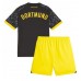 Borussia Dortmund Fotballklær Bortedraktsett Barn 2023-24 Kortermet (+ korte bukser)
